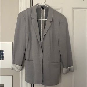 Express Gray Blazer